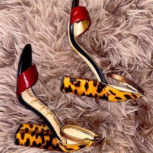 Sam Edelman real calfskin and leather heels 8